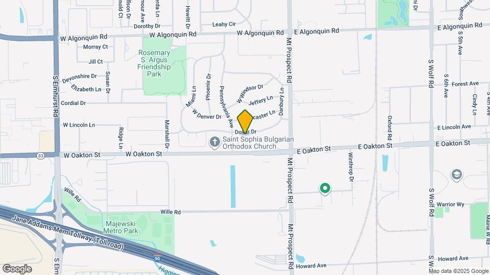 135 Dover Dr, Unit Dover condo Mapa y Detalles de la Ubicación