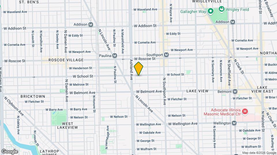1535 W School St Map and Location Details
