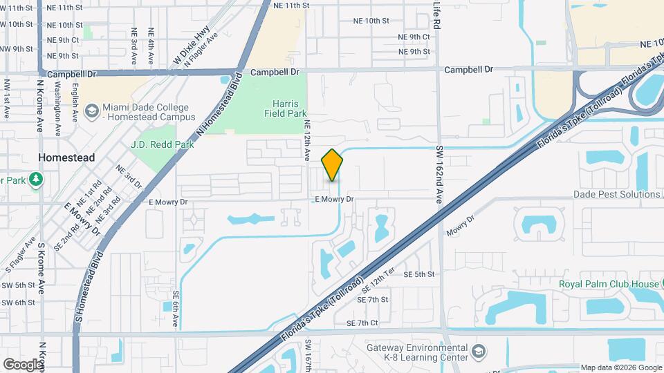 141 Northeast 13th Terrace Map and Location Details