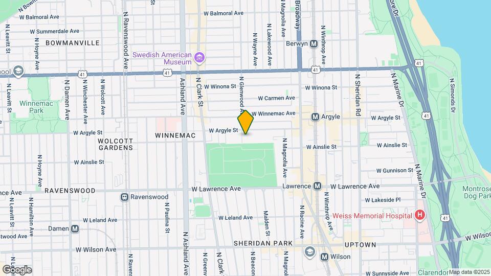 4915 N Glenwood Ave Map and Location Details