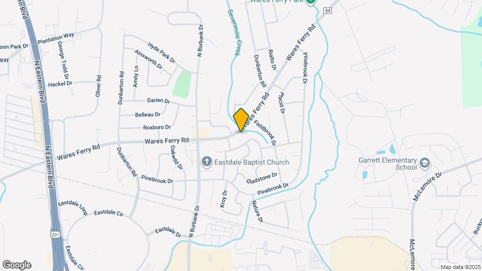 6116 Wares Ferry Rd Map and Location Details