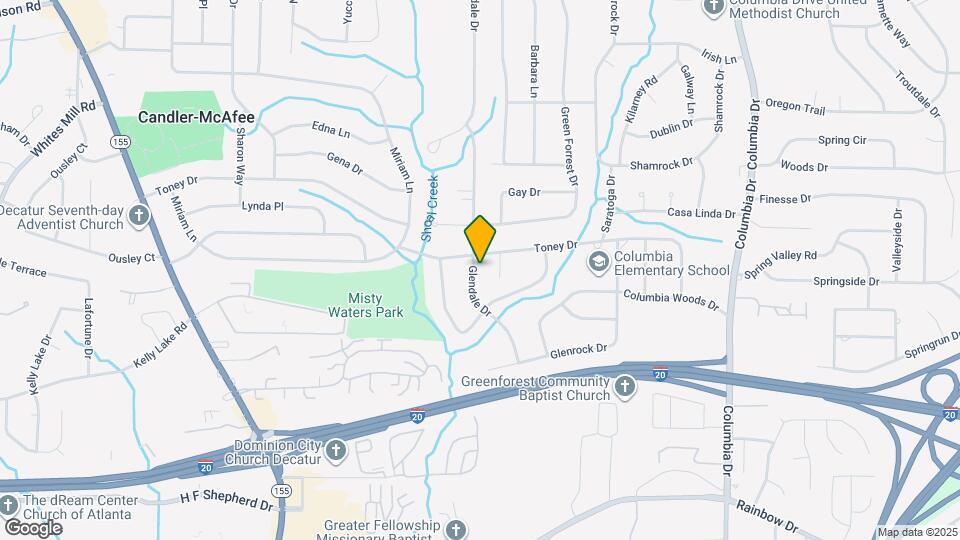 2352 Glendale Dr Map and Location Details