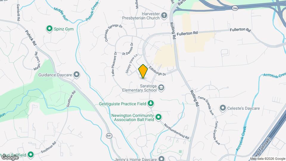 8070 Powderbrook Ln Map and Location Details