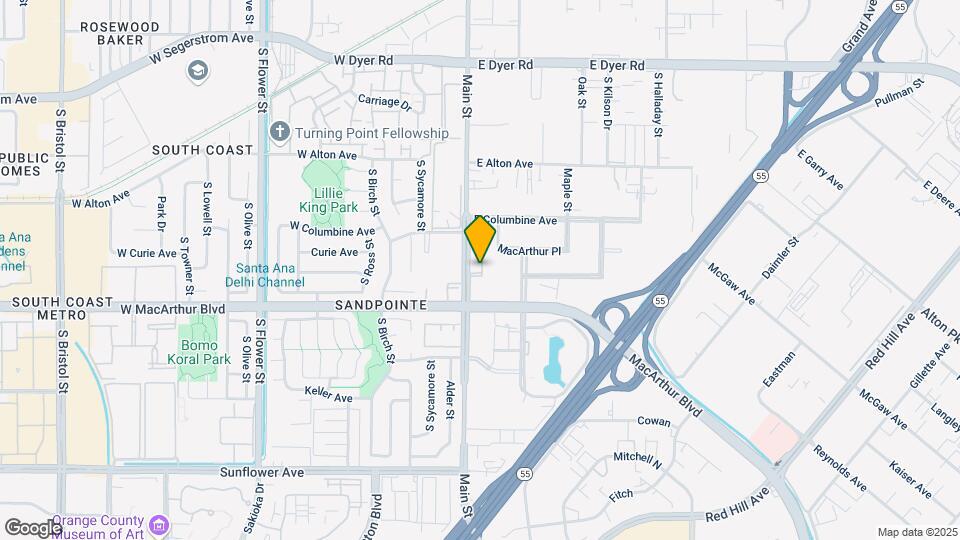 3403 S Main St Map and Location Details