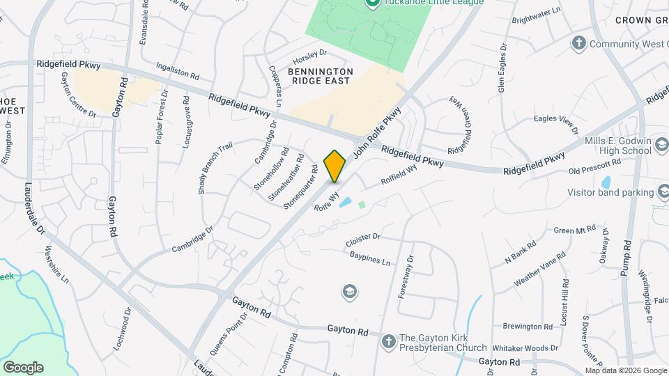 1834 Rolfe Way Map and Location Details