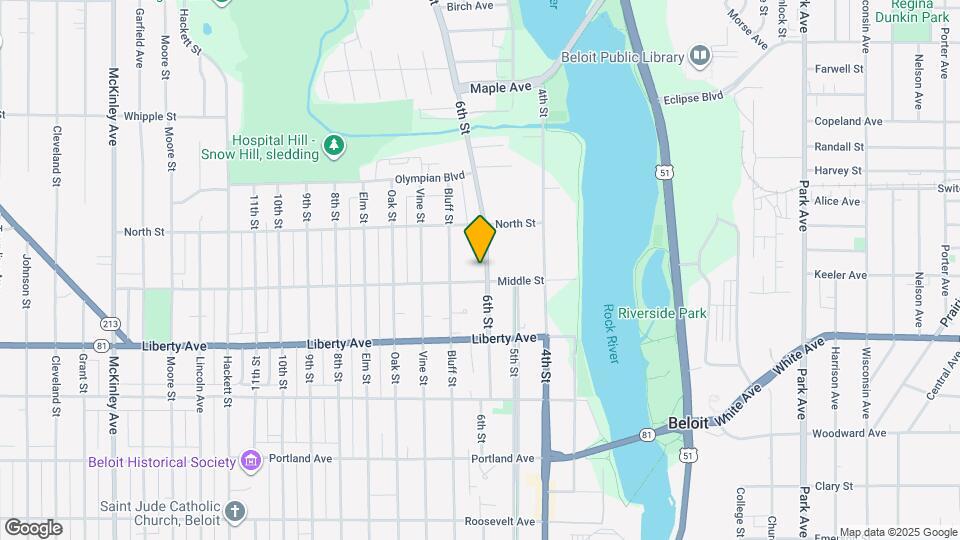 1212 6th St Map and Location Details