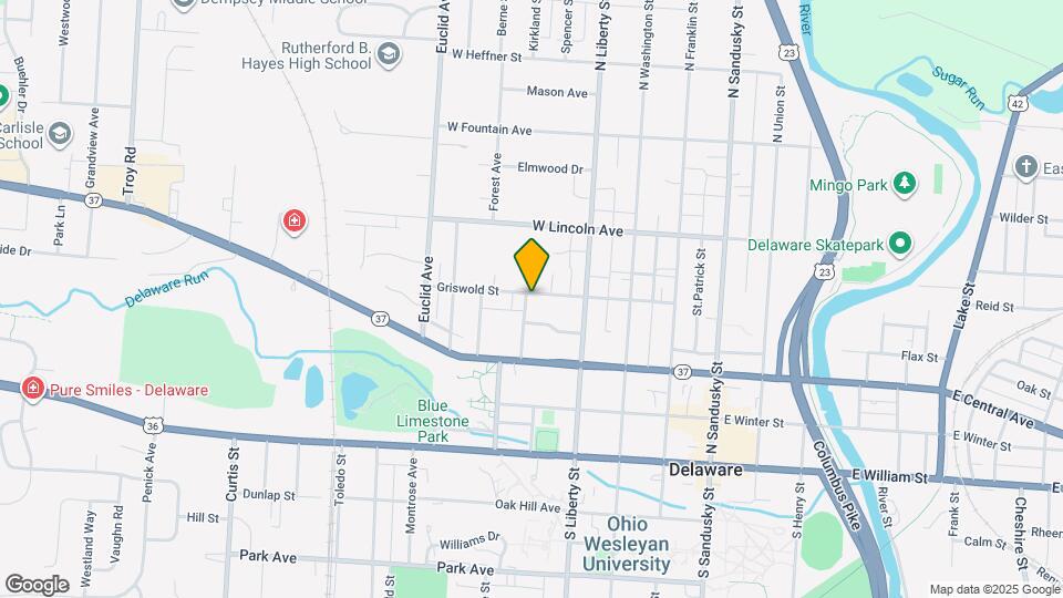 135 Griswold St Map and Location Details