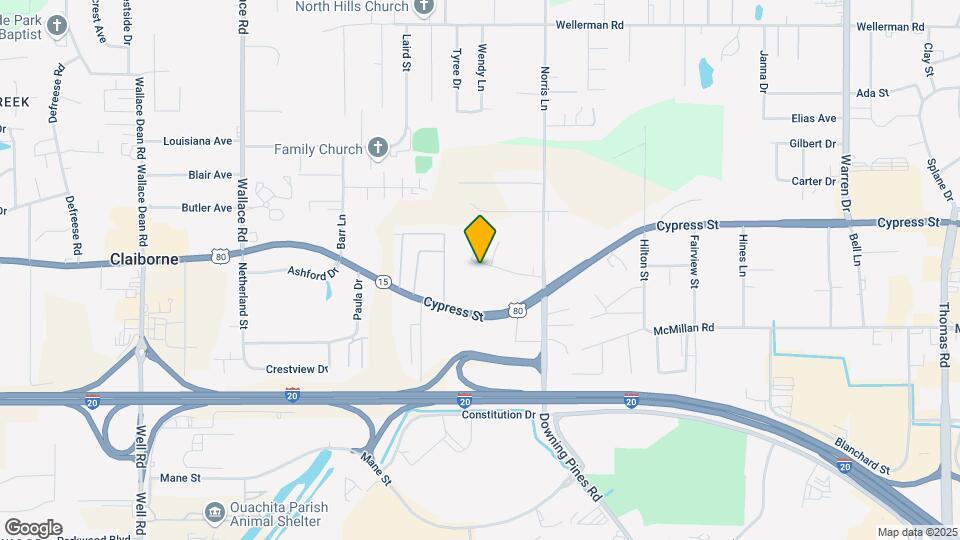 203 Westridge Dr Map and Location Details
