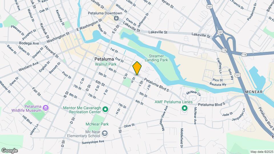 604-606 Petaluma Blvd S Mapa y Detalles de la Ubicación
