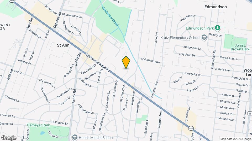 3741 St Gregory Ct Map and Location Details