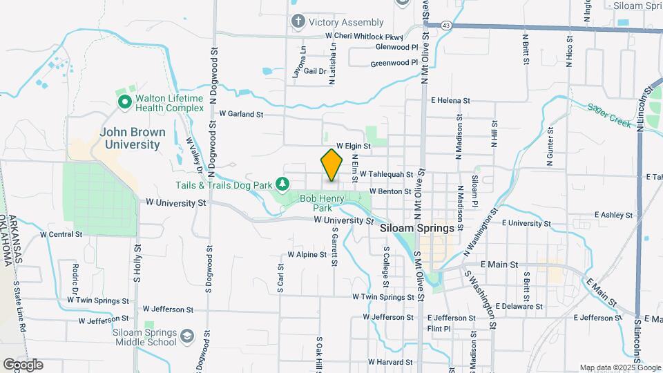 605 W Benton St Map and Location Details