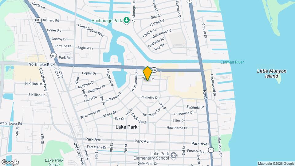 539 Sabal Palm Dr Mapa y Detalles de la Ubicación
