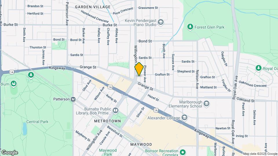 4505 Grange St Map and Location Details