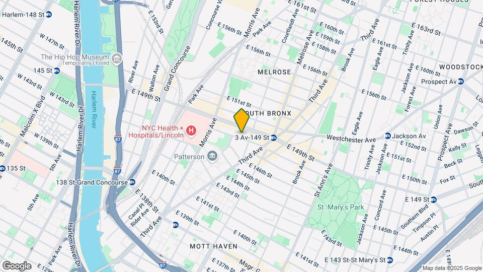 335-337 E 148th St Mapa y Detalles de la Ubicación