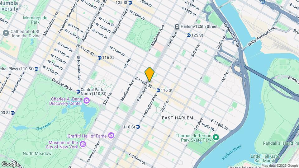 101 E 116th St Map and Location Details