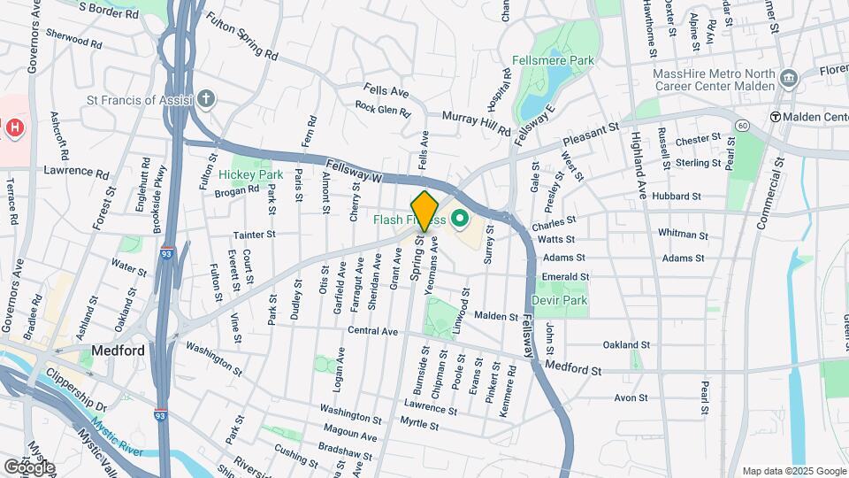 253 Spring St Map and Location Details