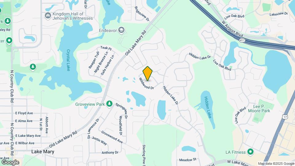 105 Whispering Pines Ct Map and Location Details
