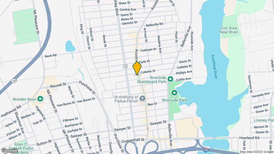 1543-1547 Acushnet Ave Map and Location Details