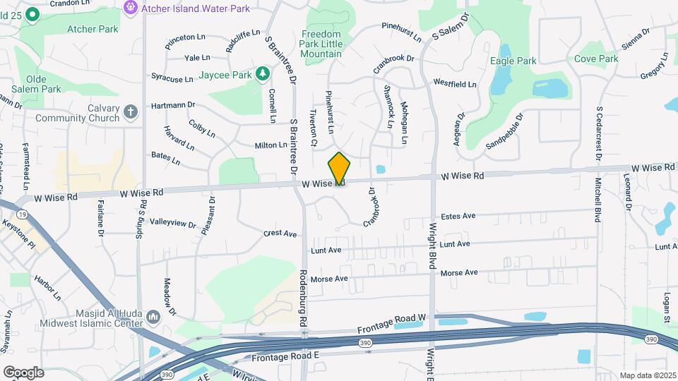1150 Regency Dr Map and Location Details