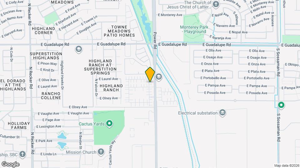 545 N Ranger Trail Mapa y Detalles de la Ubicación