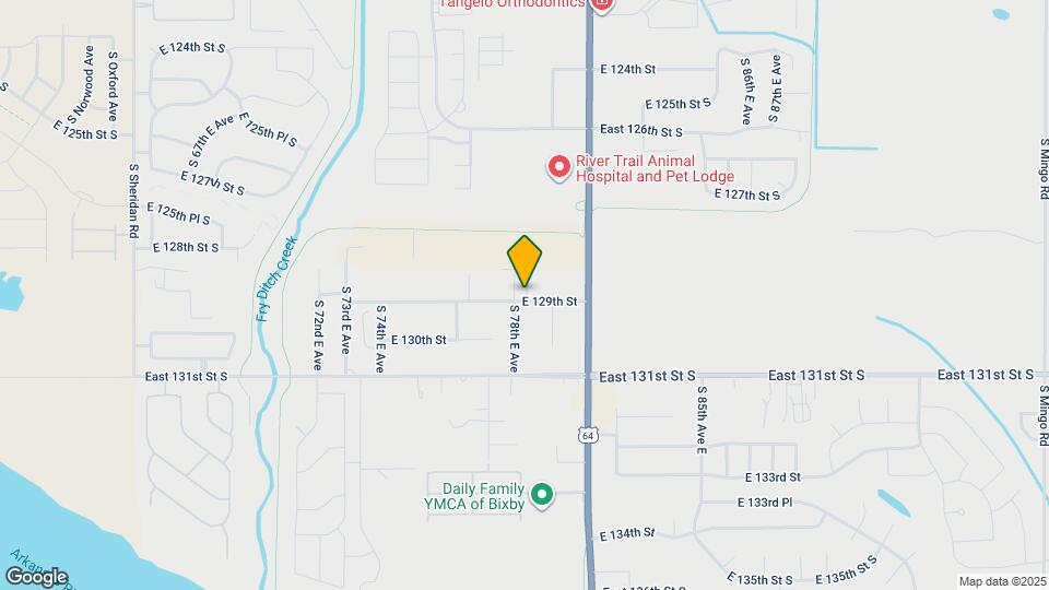 7739 E 129th St S, Unit Front Unit Map and Location Details