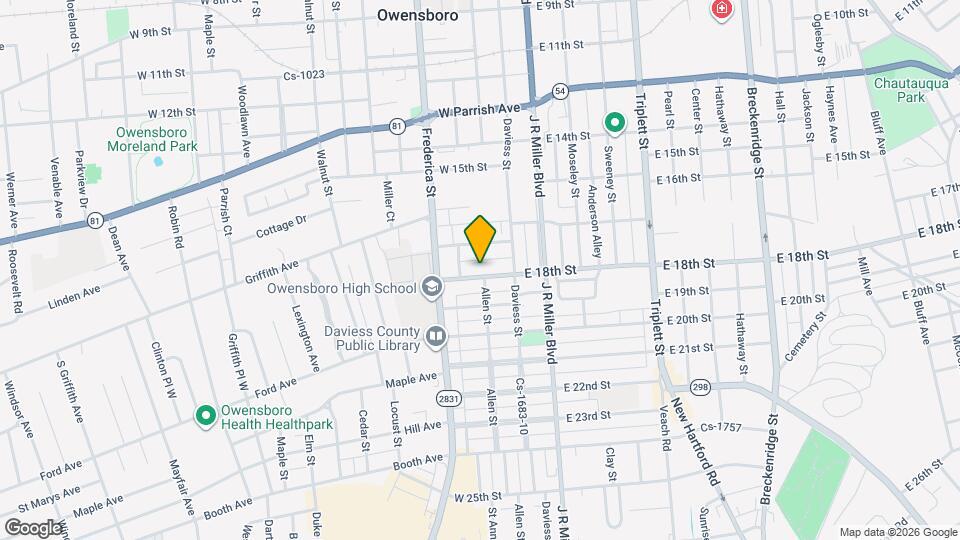 113 W 18th St Map and Location Details