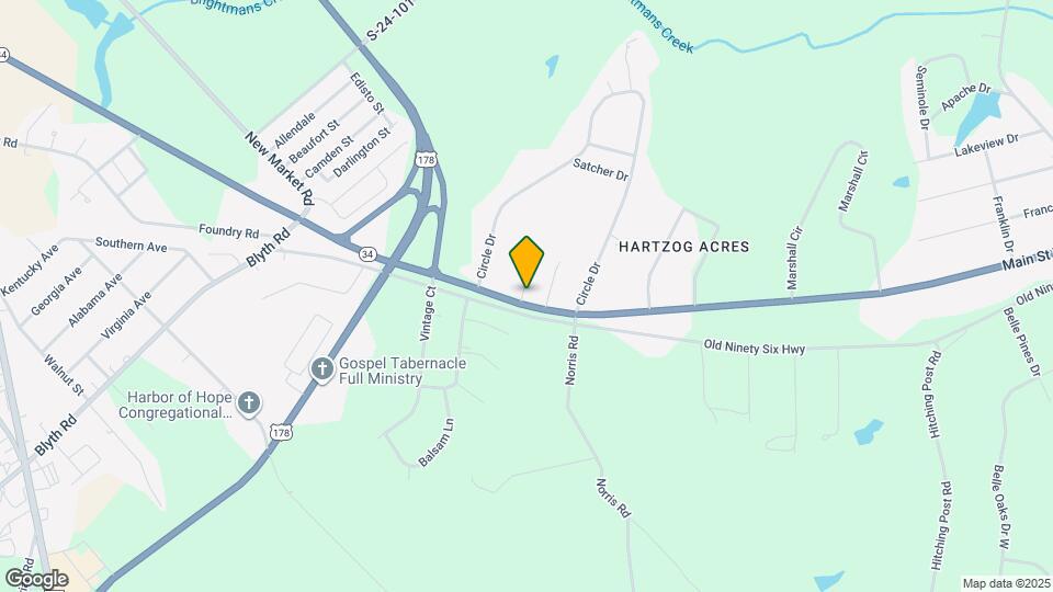729 Ninety Six Hwy Map and Location Details