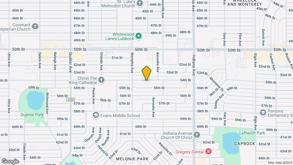 3621 54th St-Unit -B Map and Location Details