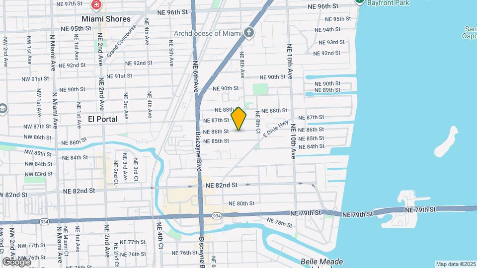 750 NE 86th St Map and Location Details