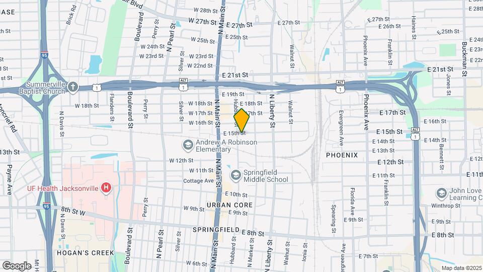 110 E 15th St Map and Location Details