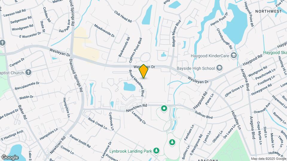 808 Broad Meadows Ct Map and Location Details