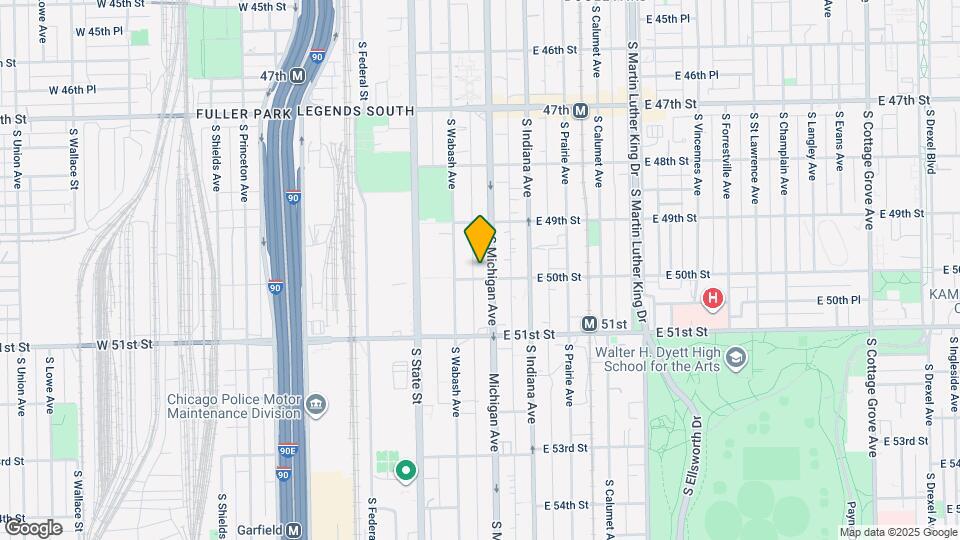 4950 S Michigan Ave Map and Location Details