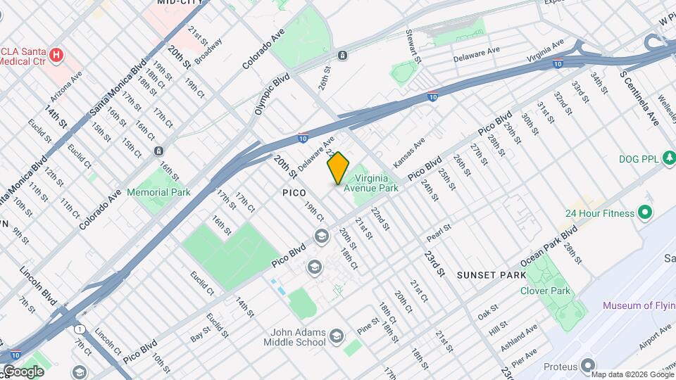 2005 21st St, Unit 2 Map and Location Details