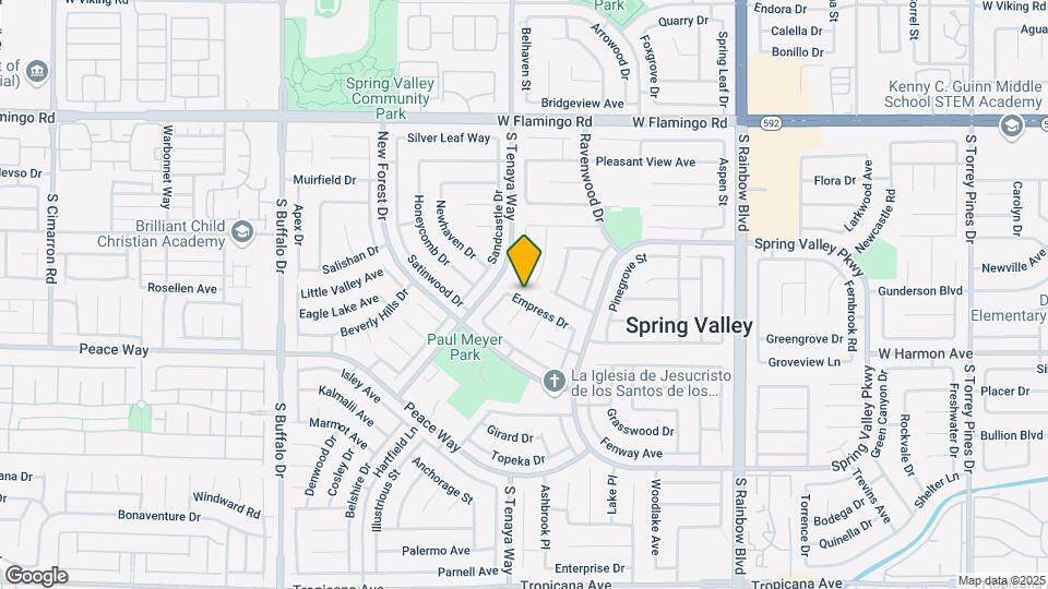 7320 Empress Dr Map and Location Details