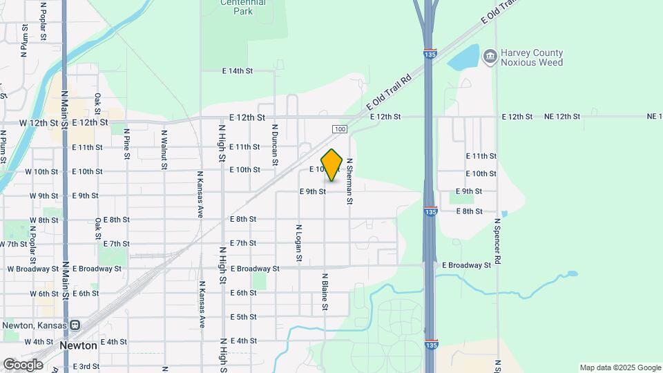 1004 E 9th St Map and Location Details