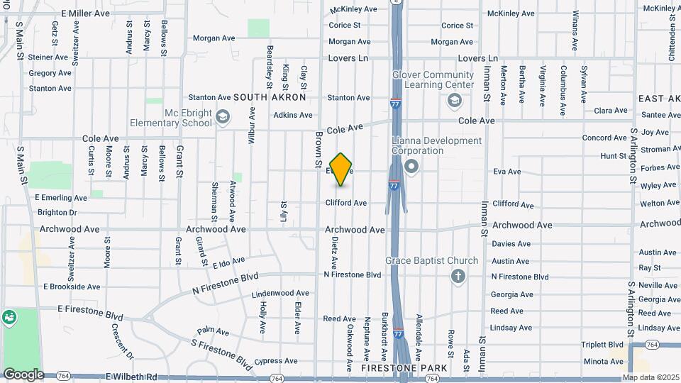 1217 Dietz Ave Mapa y Detalles de la Ubicación