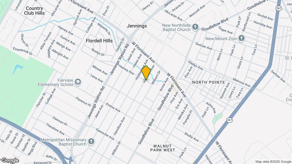 5664 Hamilton Ave Map and Location Details