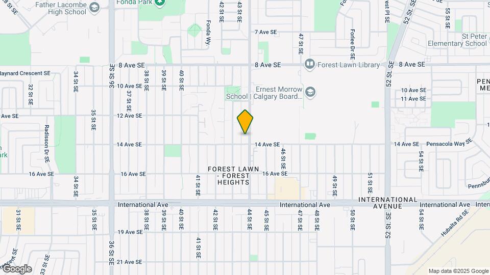 1415 44 St SE Map and Location Details