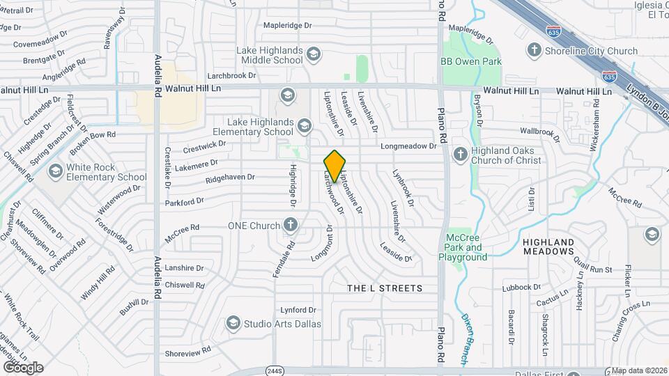 9226 Larchwood Dr Map and Location Details