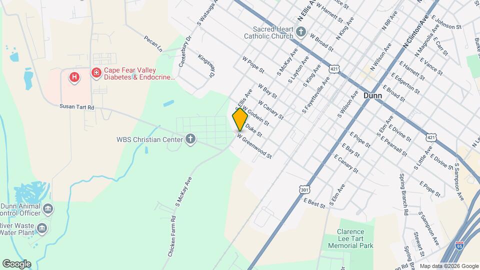 909 S McKay Ave Map and Location Details