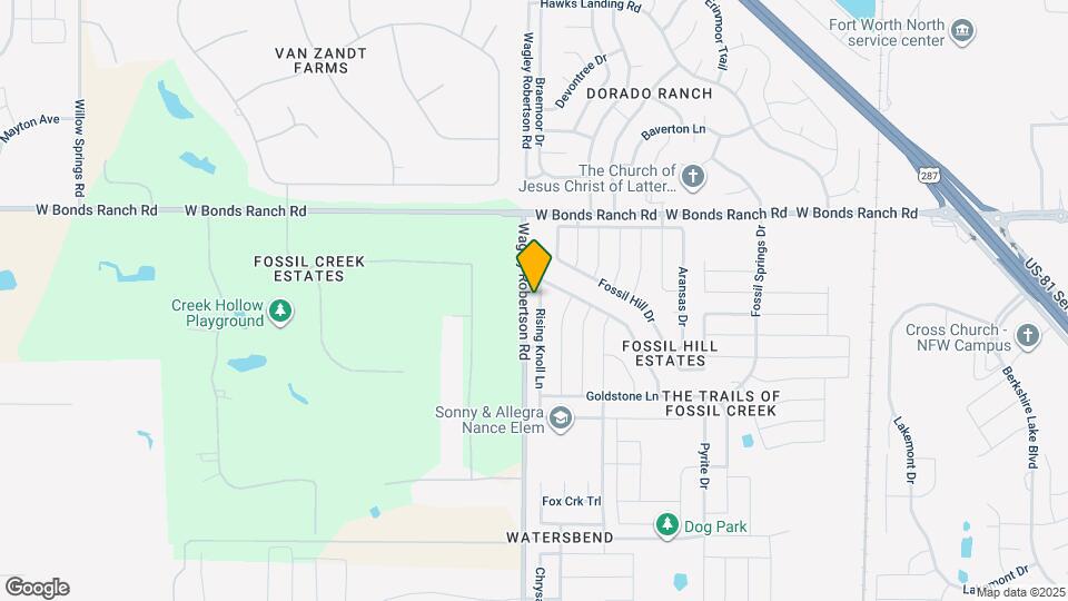 10541 Rising Knoll Ln Map and Location Details