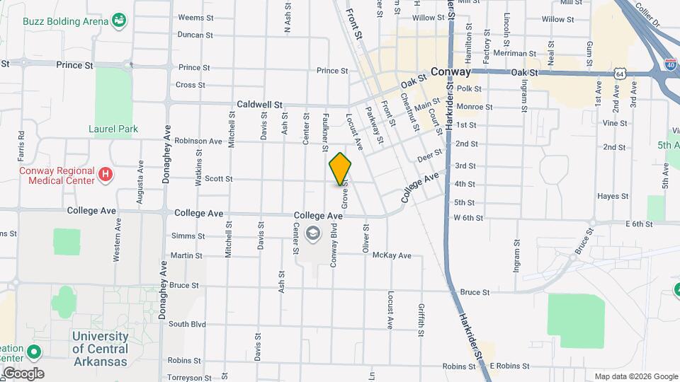 535 Grove St Map and Location Details
