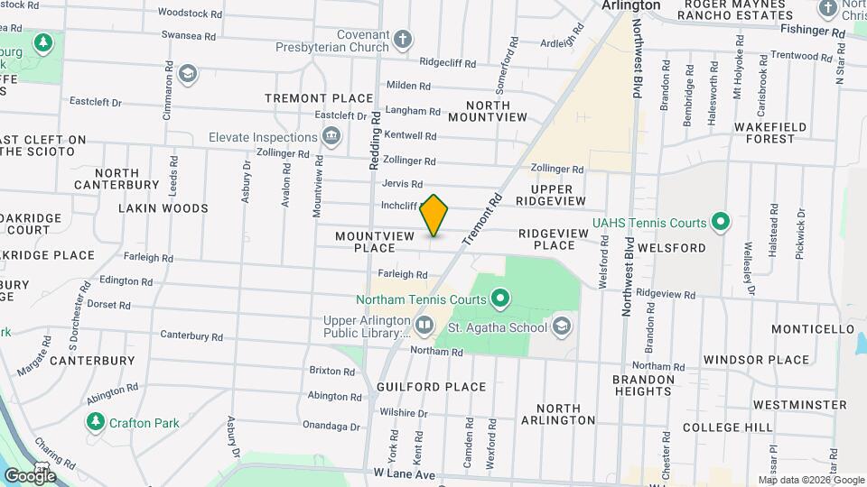 2052 Ridgeview Rd, Unit B Mapa y Detalles de la Ubicación