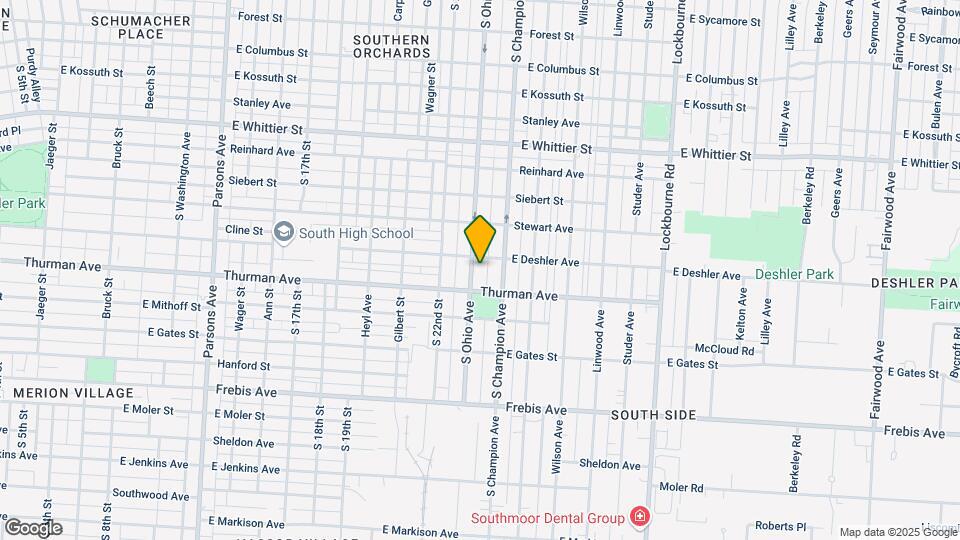 1244 S Ohio Ave Mapa y Detalles de la Ubicación