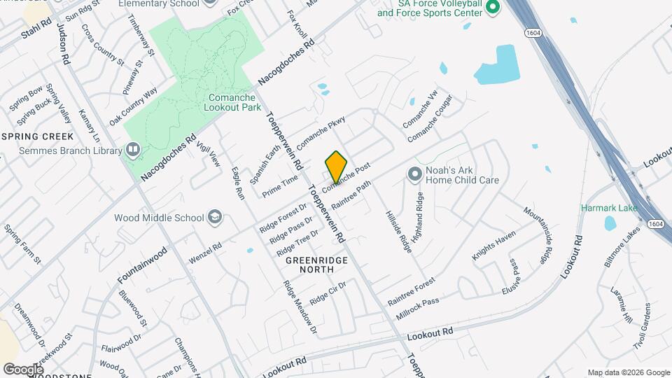 6526 Comanche Post Mapa y Detalles de la Ubicación