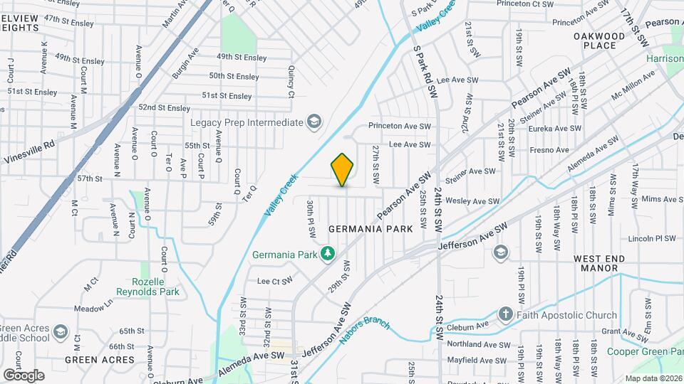 2904 Garrison Ave SW Mapa y Detalles de la Ubicación