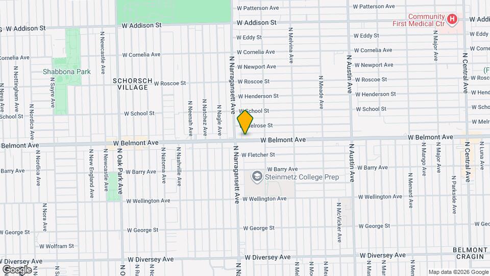 6340 Belmont Ave Mapa y Detalles de la Ubicación