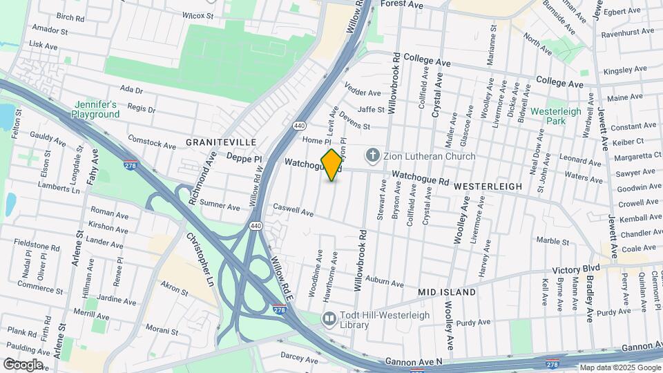 134 Woodbine Ave Map and Location Details