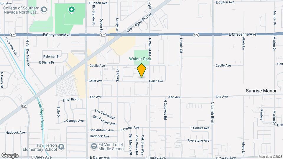 3849 Soda Springs Dr Map and Location Details