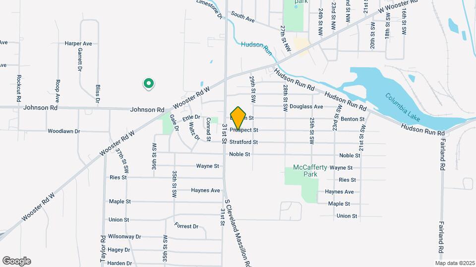 1360 Prospect St Map and Location Details